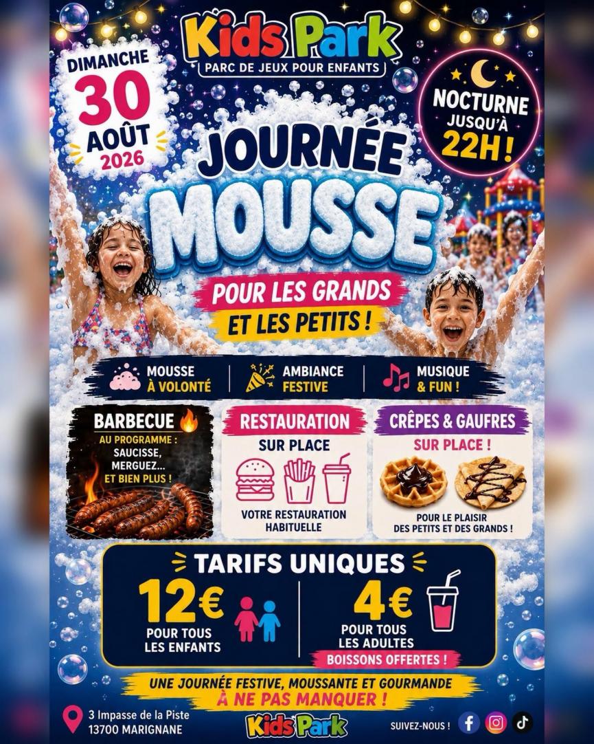 Journée mousse au Kids Park
