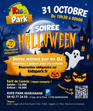 Soirée Halloween le samedi 31 octobre 2026