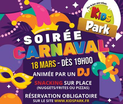 SoirÃ©e Carnaval le 18 mars 2023